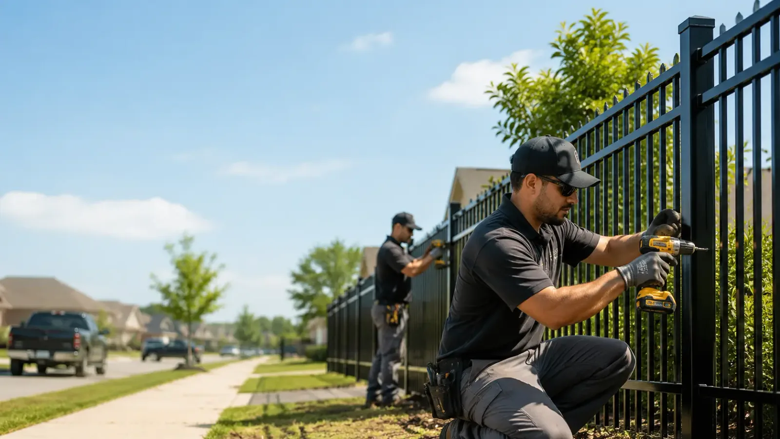 Metal Fence Installation in Rowlett, TX